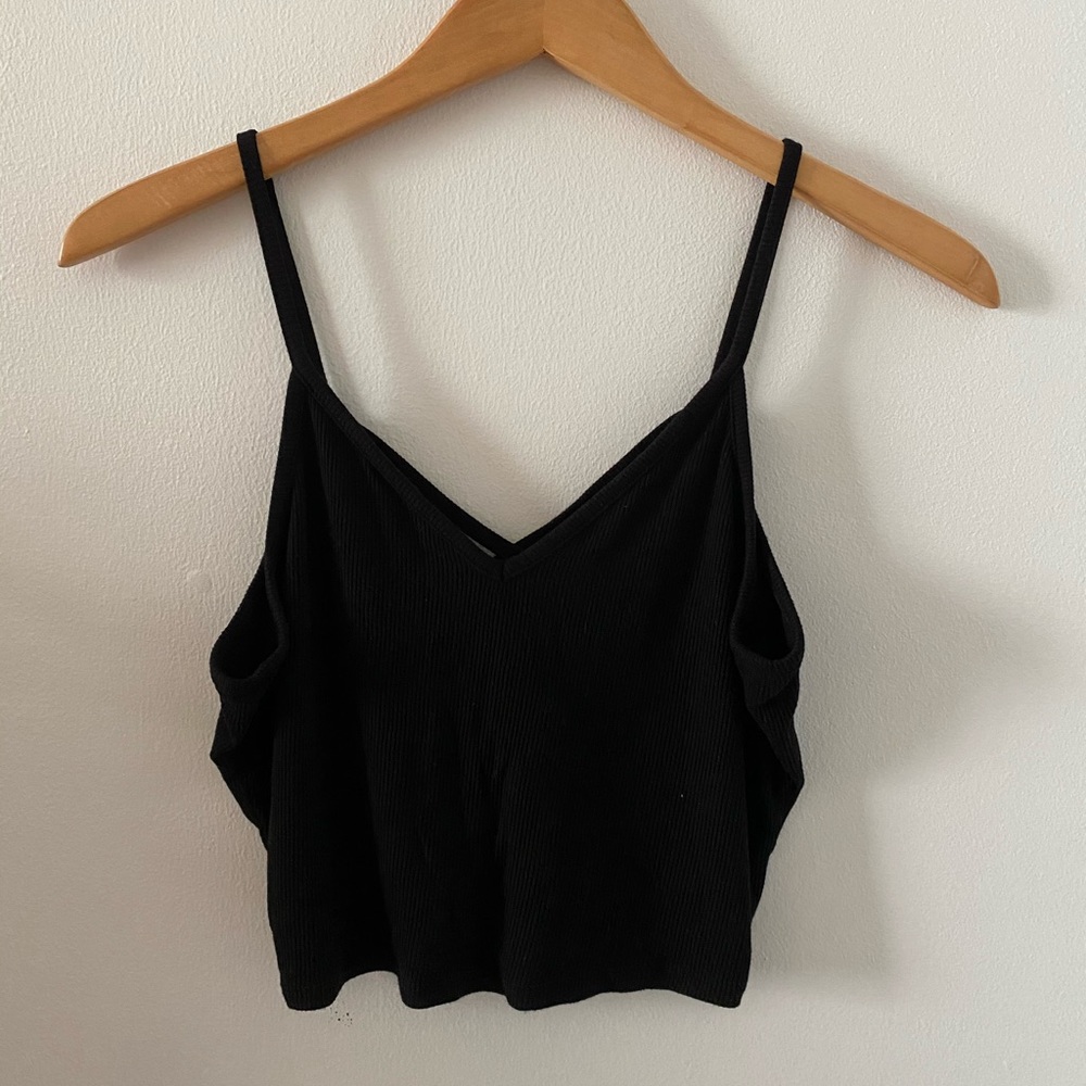 Tilly’s Ribbed Cross Back Tank Top